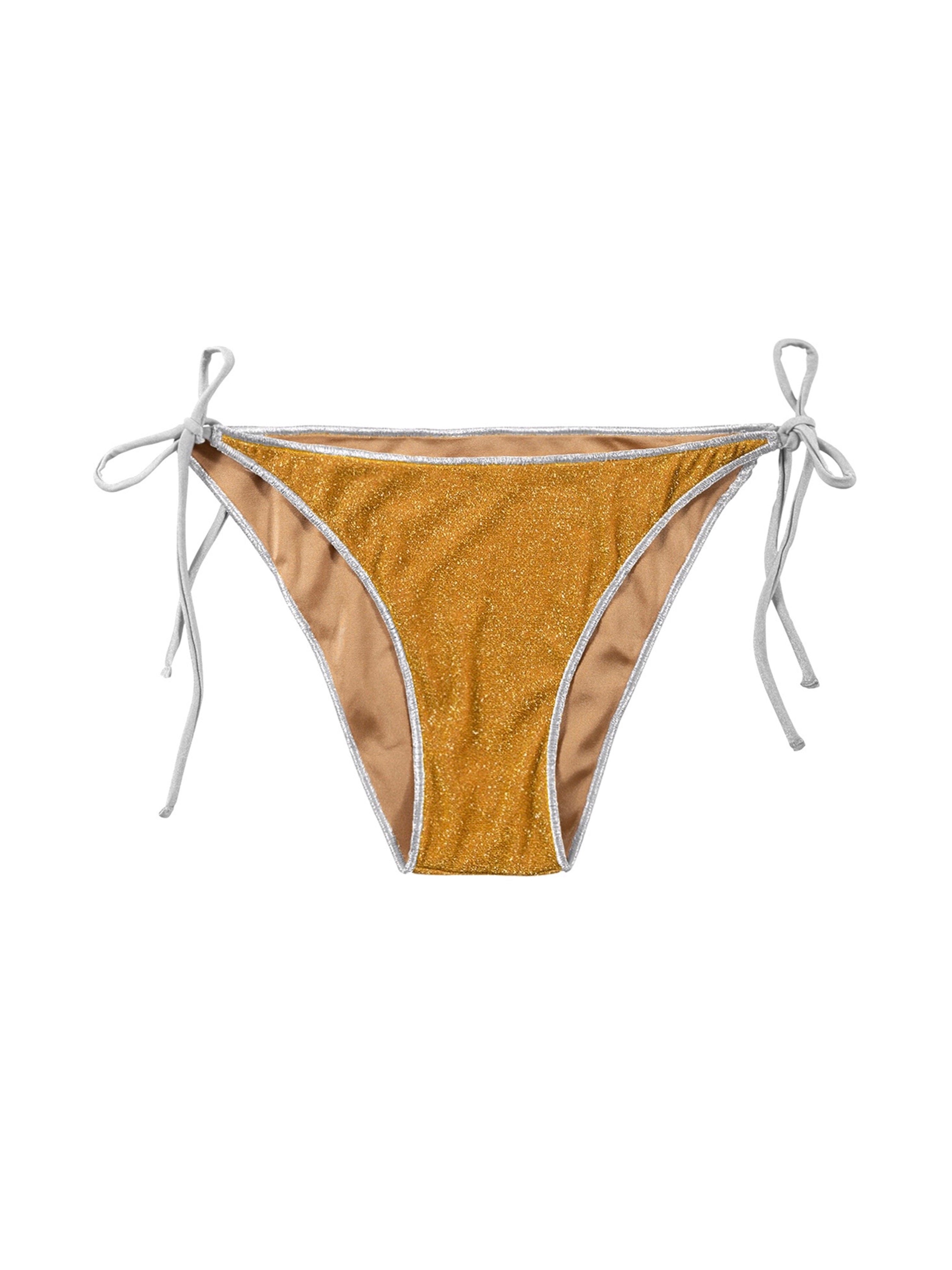 TIE ONE BOTTOM GIALLO