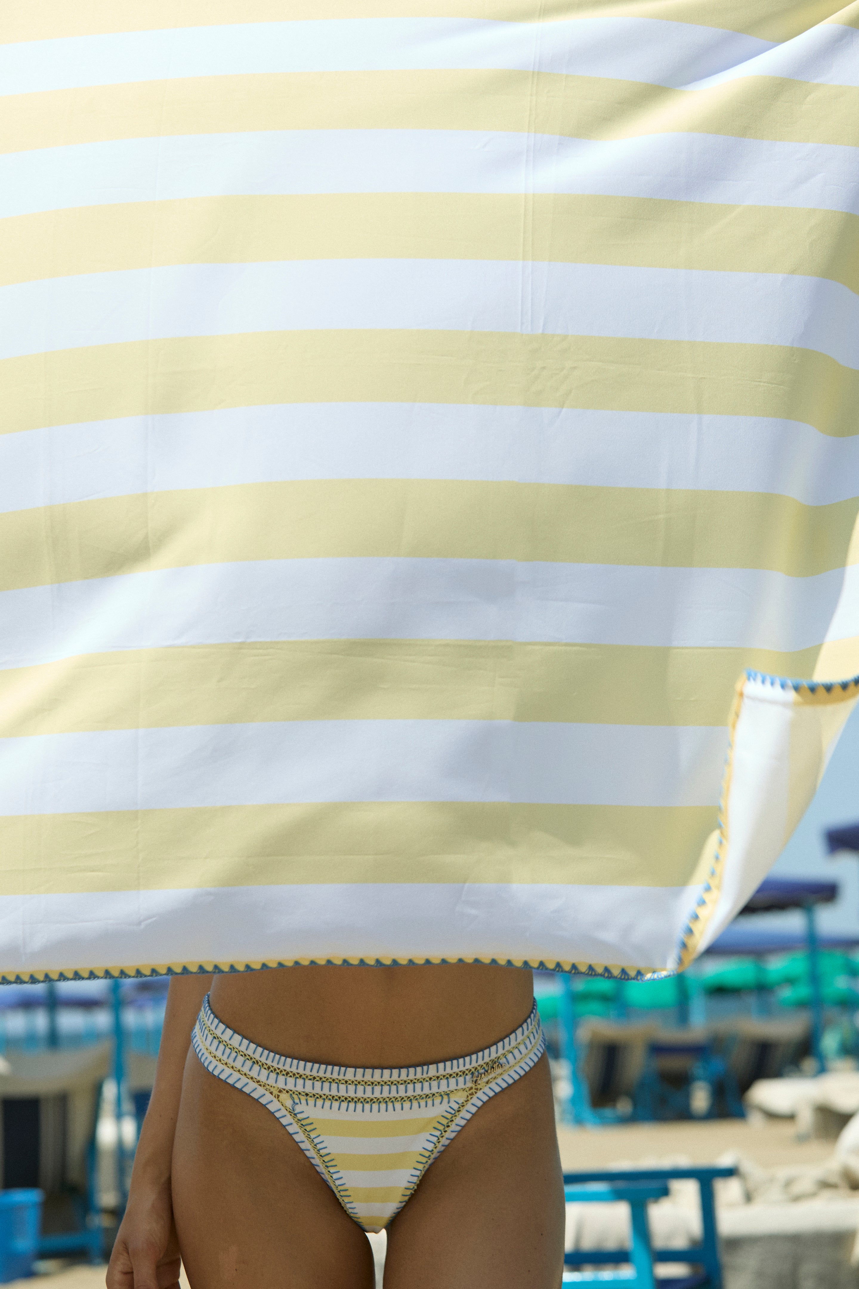 SCARF GIALLO STRIPES