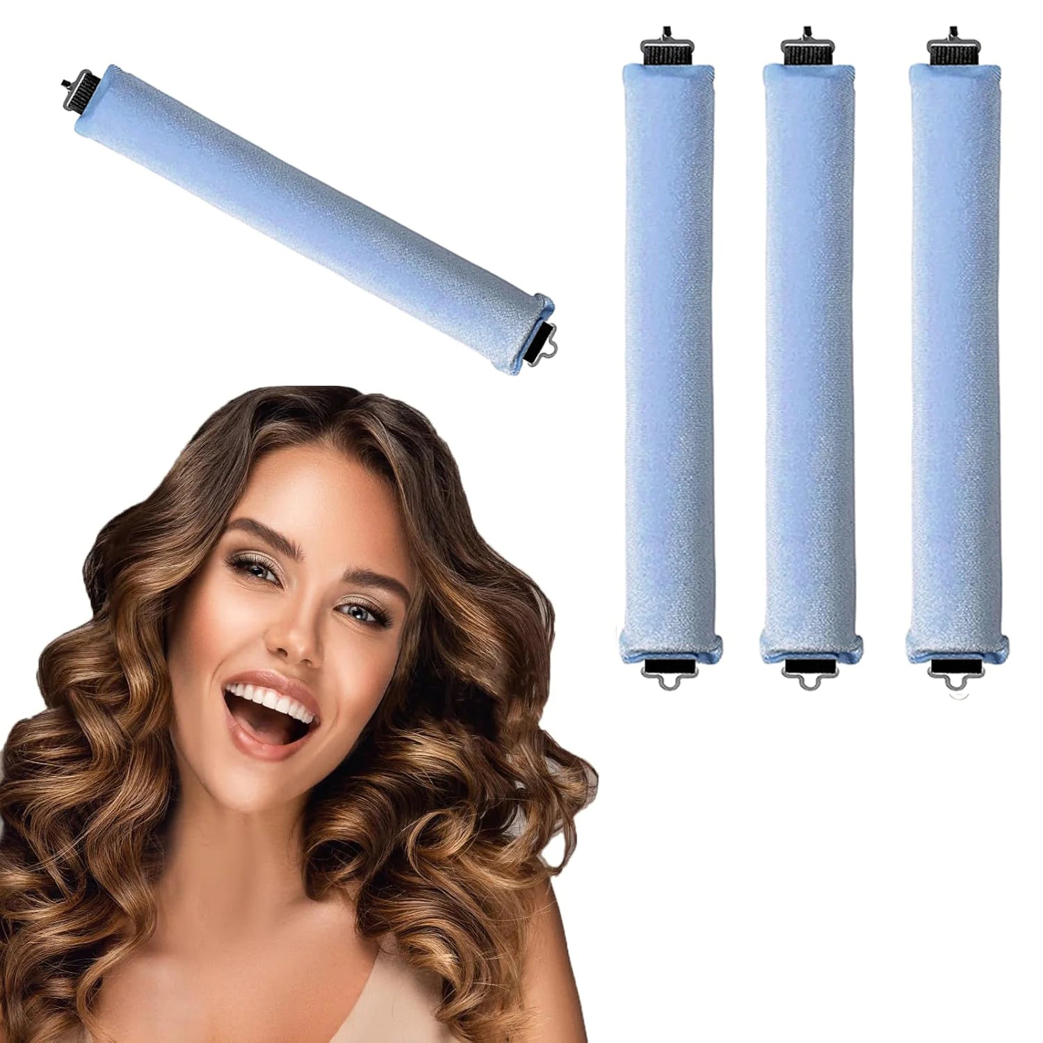 Frost Glow Heatless Hair Curler